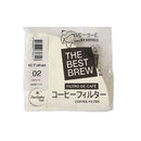 Filtro Branco para V60 02 marca The Best Brew - 40 unidades