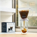 Coador Clever Grande Transparente com 100 filtros - 500ml