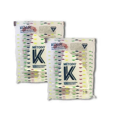 Kit 02 pacotes de filtro branco para Koar tamanho 02 - 2 x 100 unidades