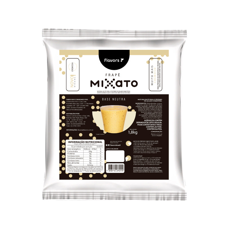REFIL FRAPE BASE NEUTRA 1800G MIXATO