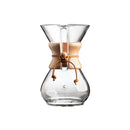 Kit Chemex (6 xícaras, com alça de madeira) + Filtro Quadrado