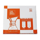 Filtro Branco para Chemex 6 - 8 xícaras - marca The Best Brew - 40 unidades