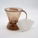 Coador Clever Grande Marrom com 100 filtros - 500ml